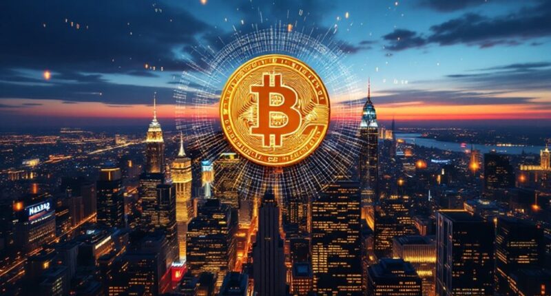 bitcoin to eclipse nasdaq