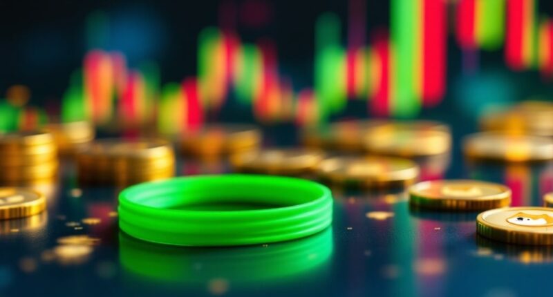 dogecoin breaks resistance trendline