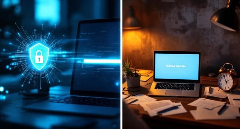auto updates versus manual
