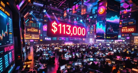 bitcoin surges past 113k