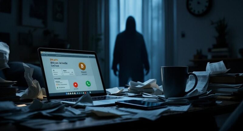 fake police bitcoin scam