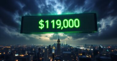 bitcoin explodes above 119k